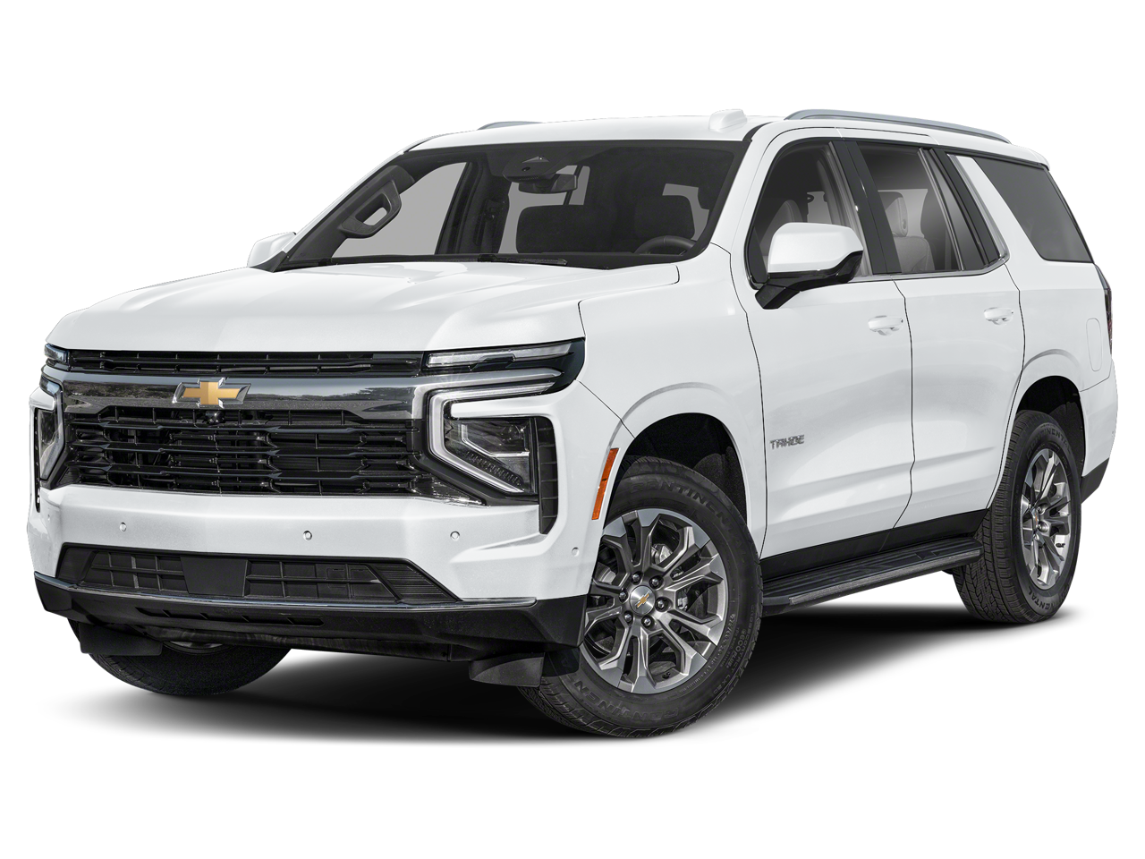 2026 Chevrolet Tahoe Commercial in Summit White — front three-quarter view